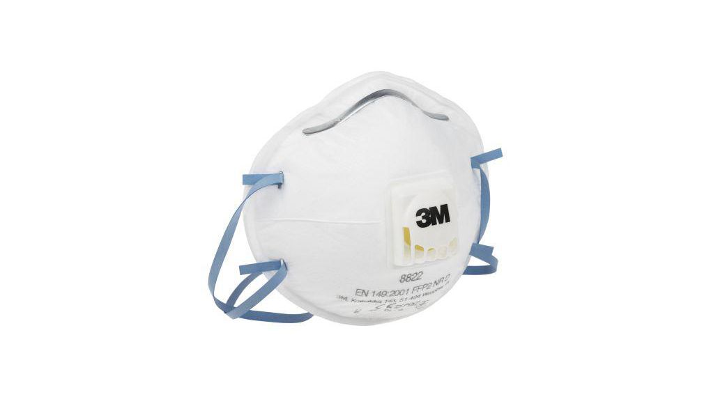 3M™ 8822 P2 Disposable Respirator – Cool Flow™ Valved Mask (AS/NZS 1716:2012)