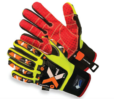 XPRO STINGRAY XRT100 – Impact & Cut Resistant Safety Gloves (ANSI A5)