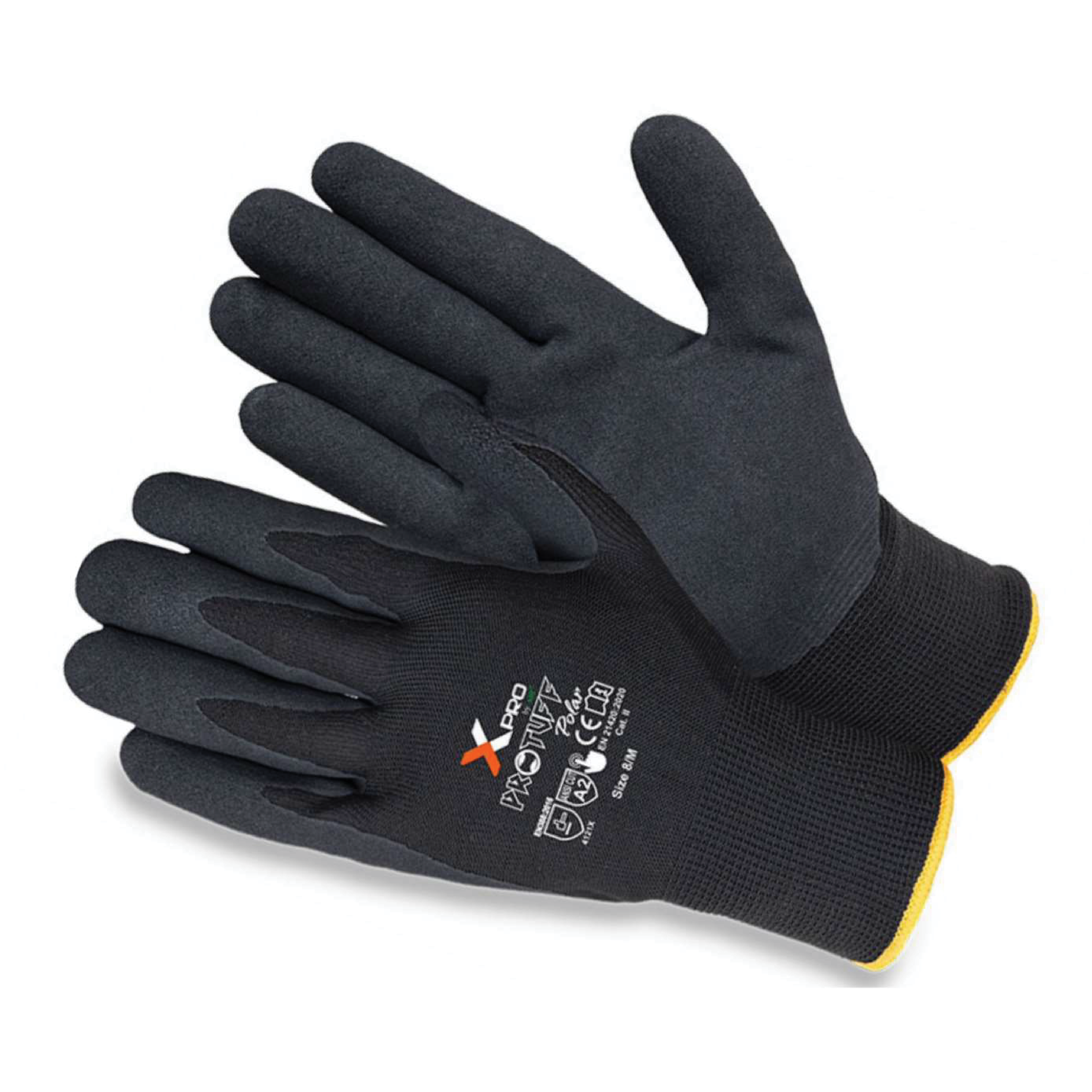 XPRO PROTUFF POLAR – High Dexterity Touchscreen Winter Work Gloves (Sandy Nitrile)