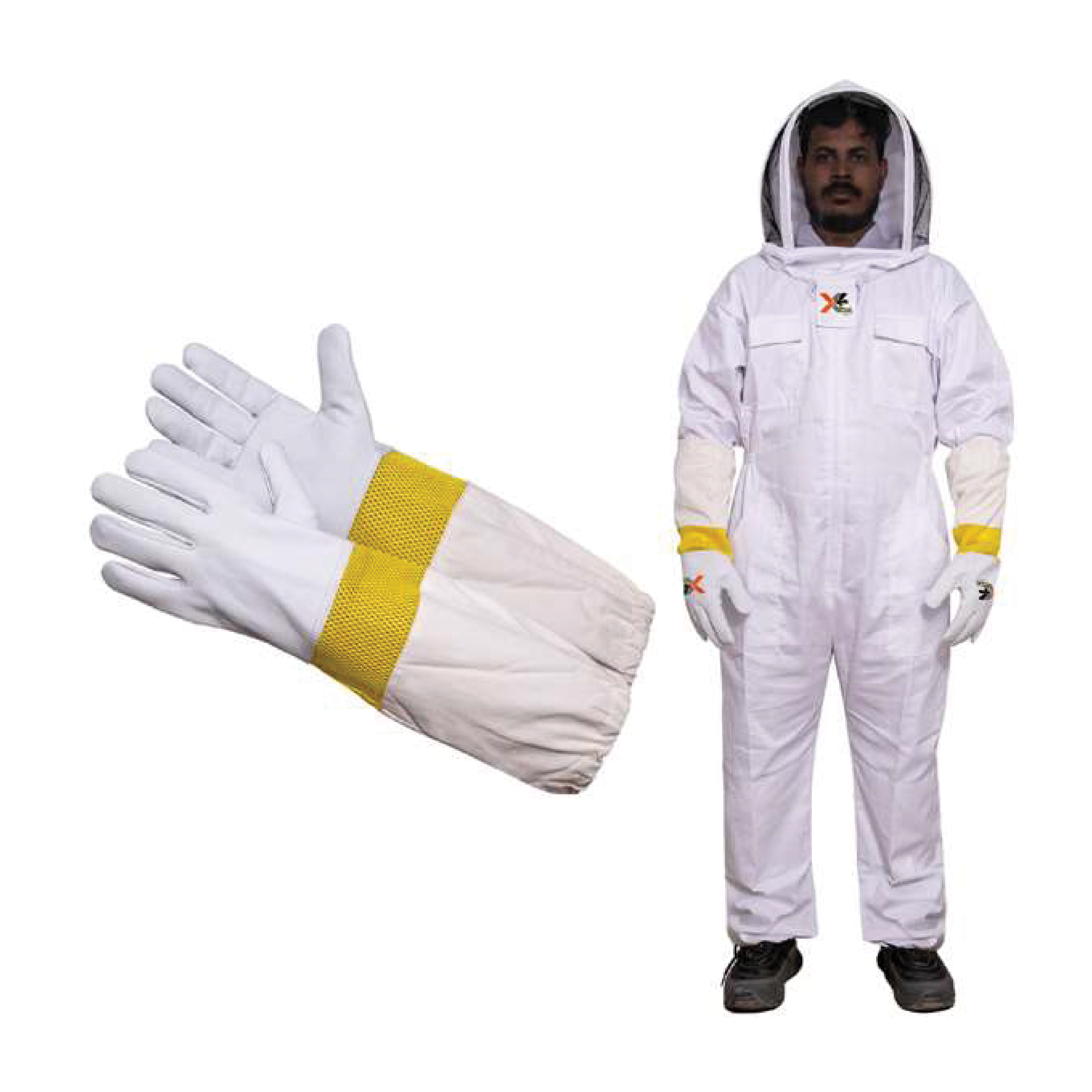 XPRO XB-001G / XB001-S – Beekeeping Suit & Protective Gloves 4