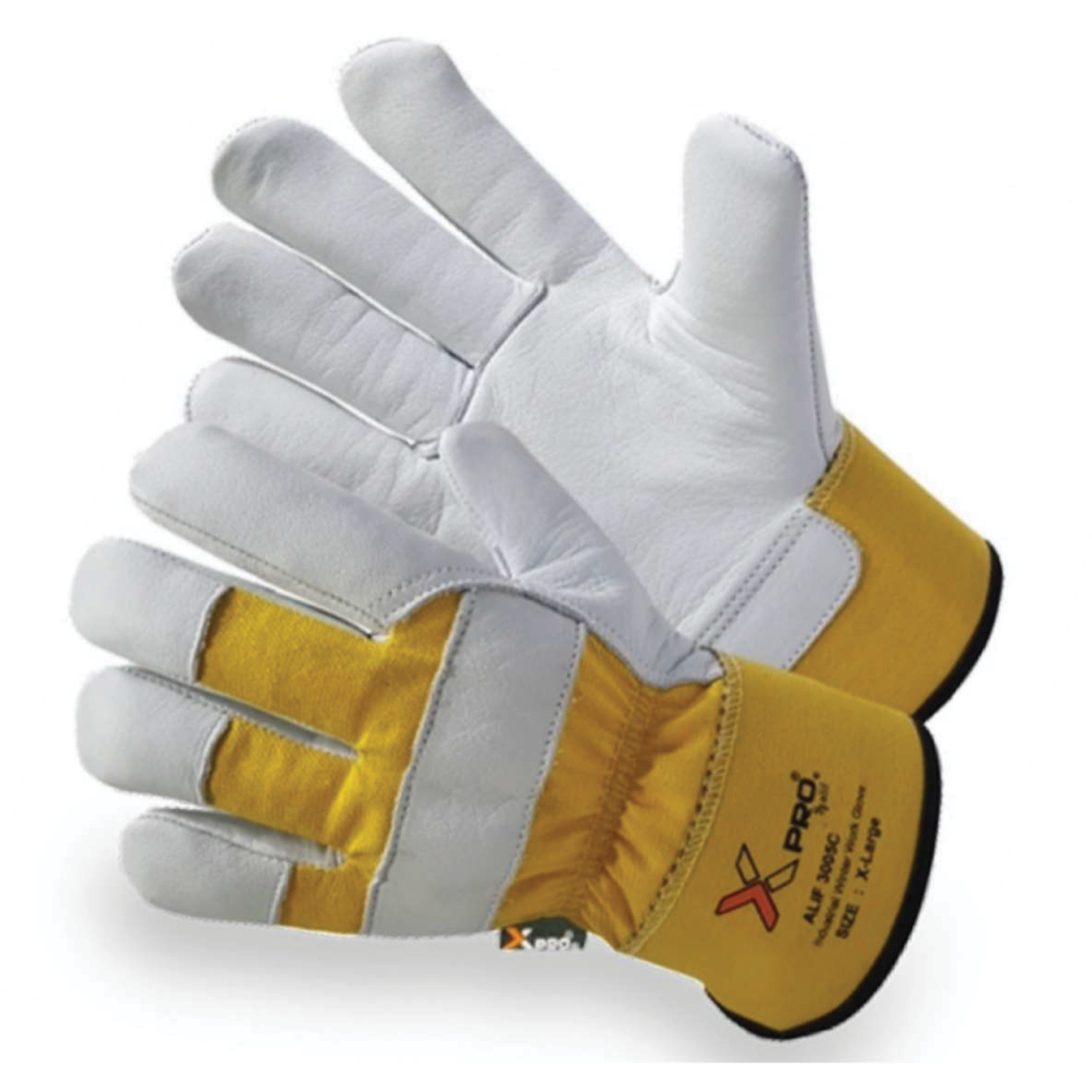 ALIF 3005COT – Insulated Cowhide Industrial Work Gloves (Gunn Cut, Winter Use)