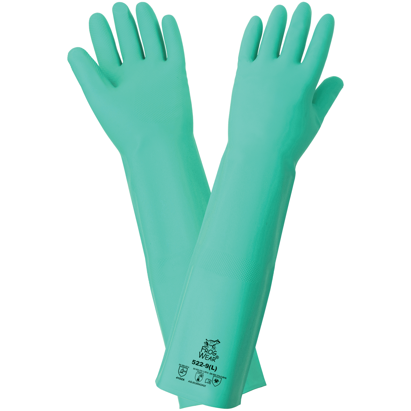 Nitrile Chemical Resistant Glove ENF-18 – Green, Flock-Lined (CE Category III)