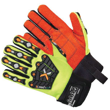 XPRO ALIF-IMPACTPRO 9ARMOTC2 – High Abrasion & Cut Resistant Extraction Rescue Gloves (ANSI A6)