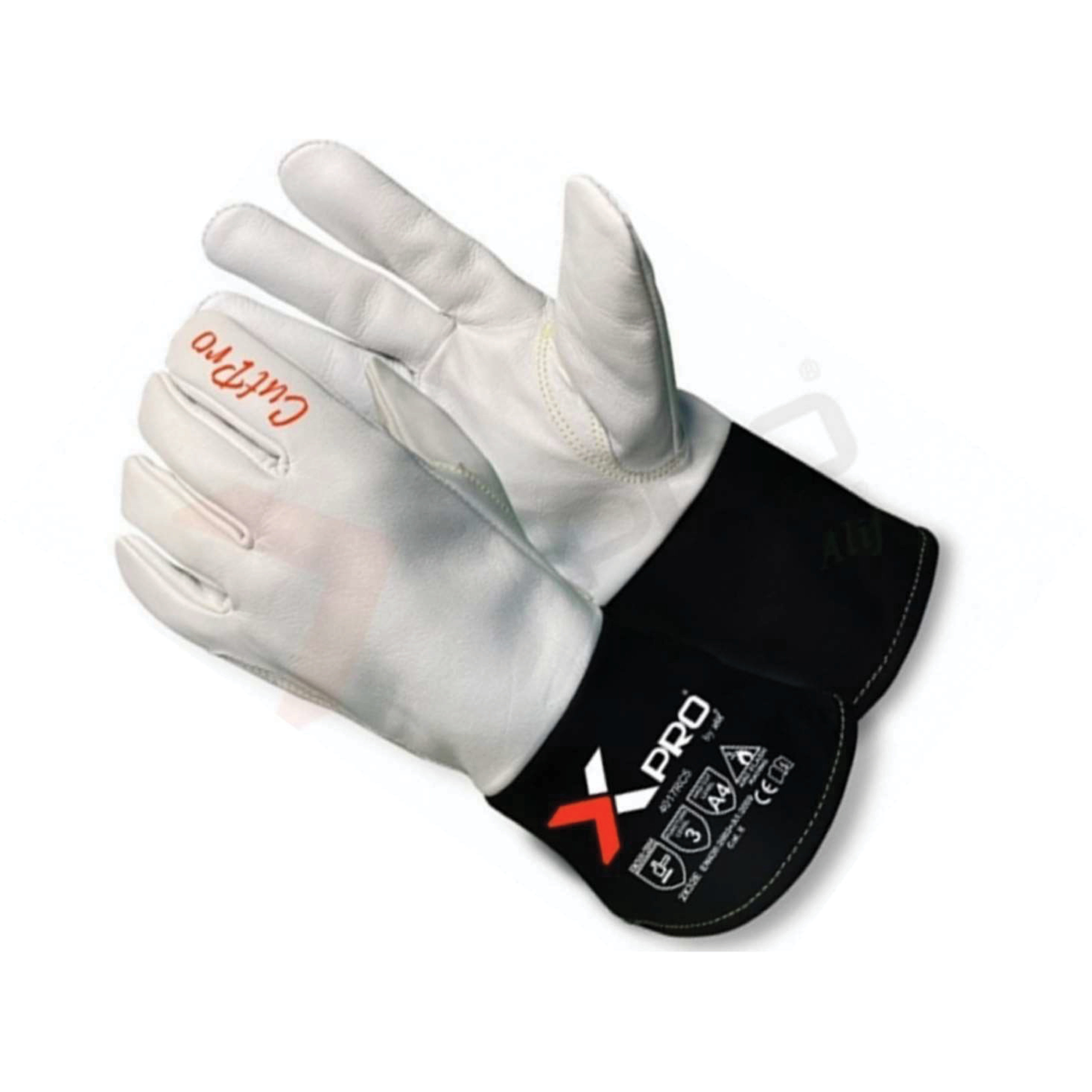 XPRO 4017RCG Arc Flash Goat Grain Leather Glove – Level 3, ANSI A6