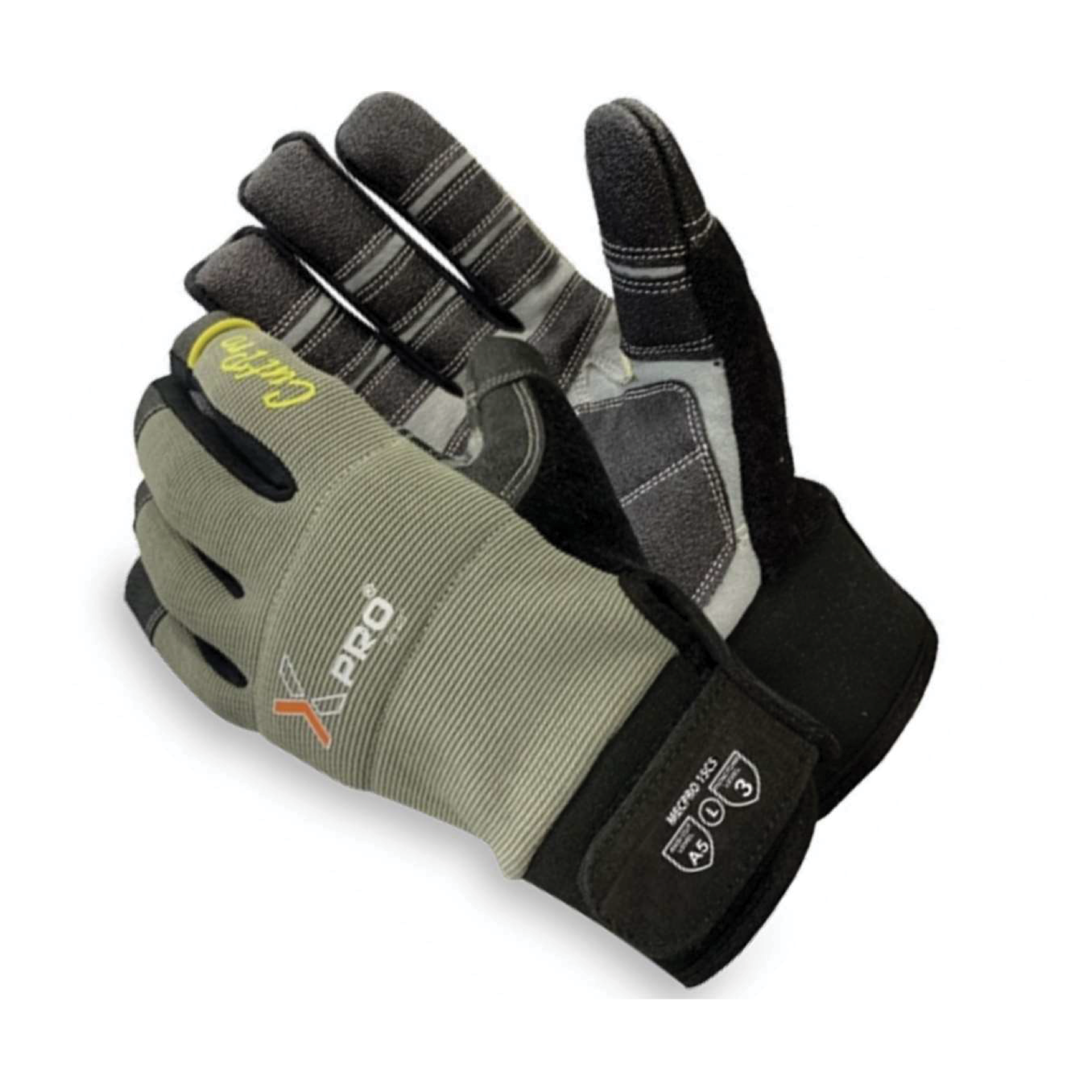 XPRO MECPRO 15C5 Cut Resistant Utility Gloves – ANSI A5 Industrial Protection