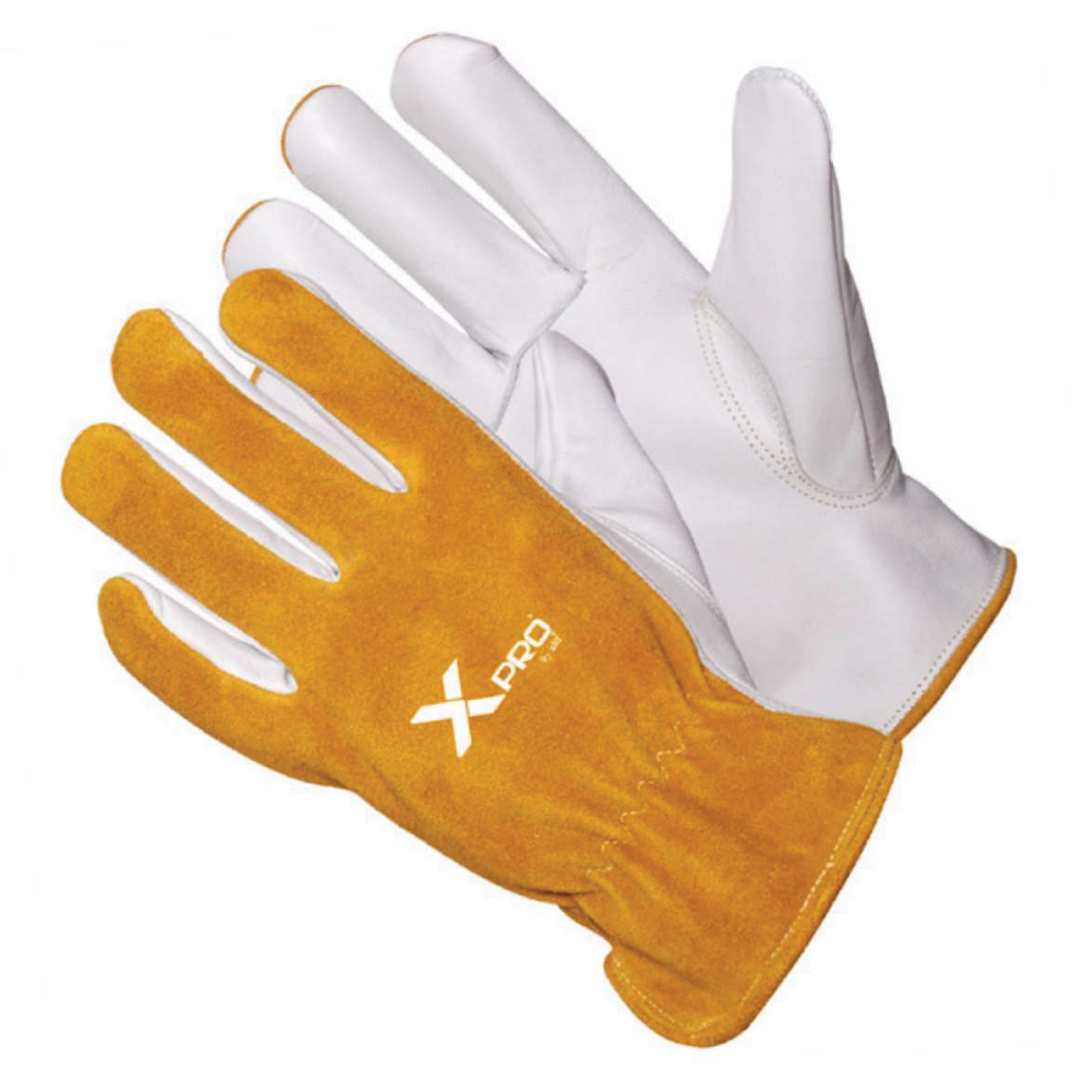 XPRO DRIVER-4PGCS – Goatskin Abrasive Sand Blasting Safety Gloves
