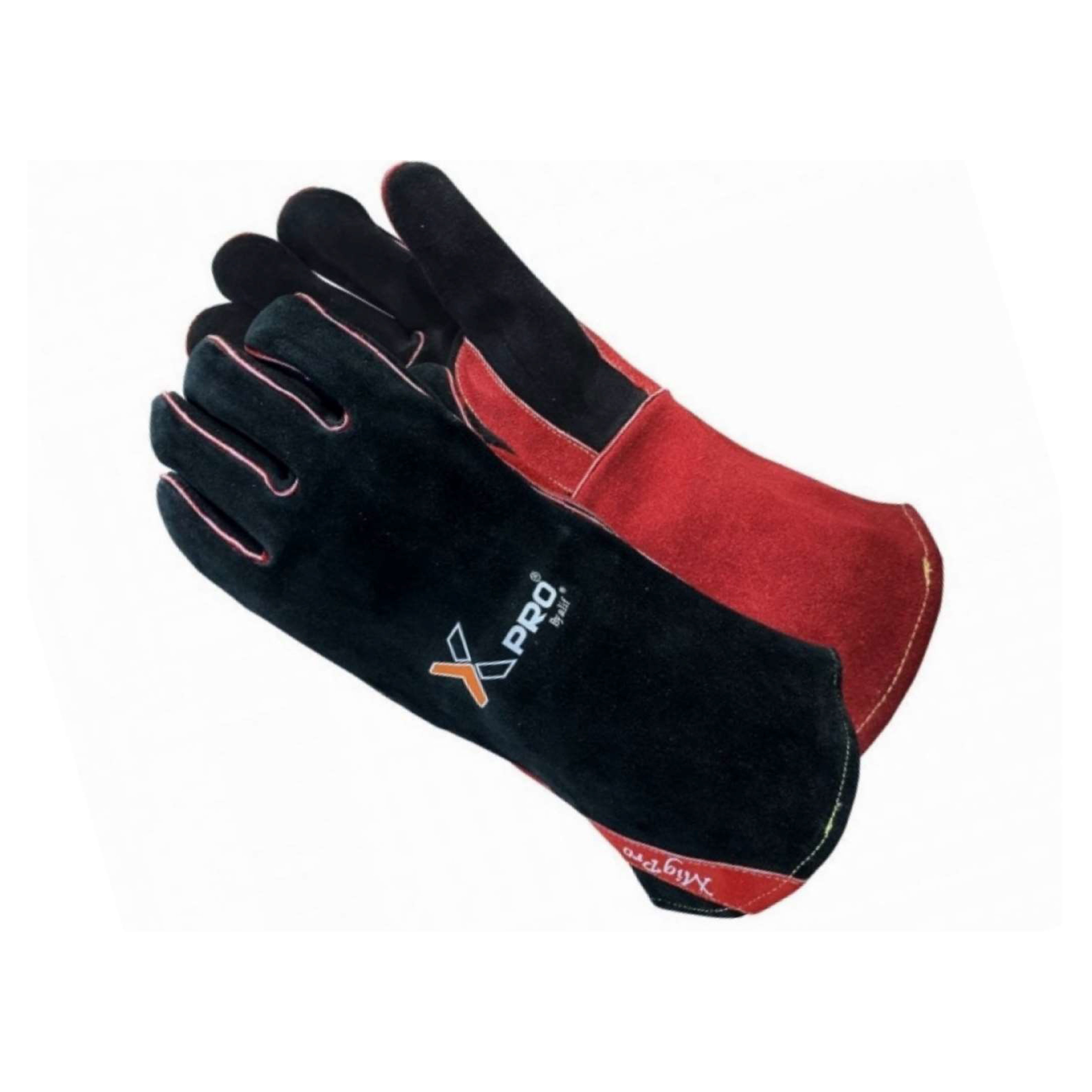 XPRO MIGPRO-2035RB – Heavy Duty MIG Stick Welding Gloves (Cowhide Split Leather)